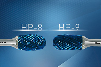 Специальные типы насечек борфрез HP-8 и HP-9