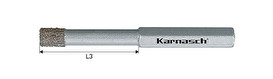 Коронки алмазные DIAMOND-GRIT по стеклу и керамике, длина 30/40 мм Коронки алмазные DIAMOND-GRIT по стеклу и керамике, длина 30/40 мм